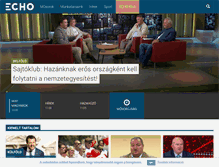 Tablet Screenshot of echotv.hu